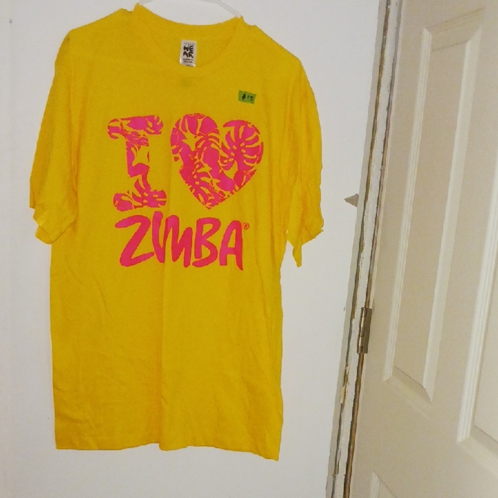 Zumba Fitness Women Yellow T-Shirt